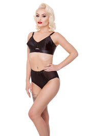 The Monroe Bullet Bra In Black