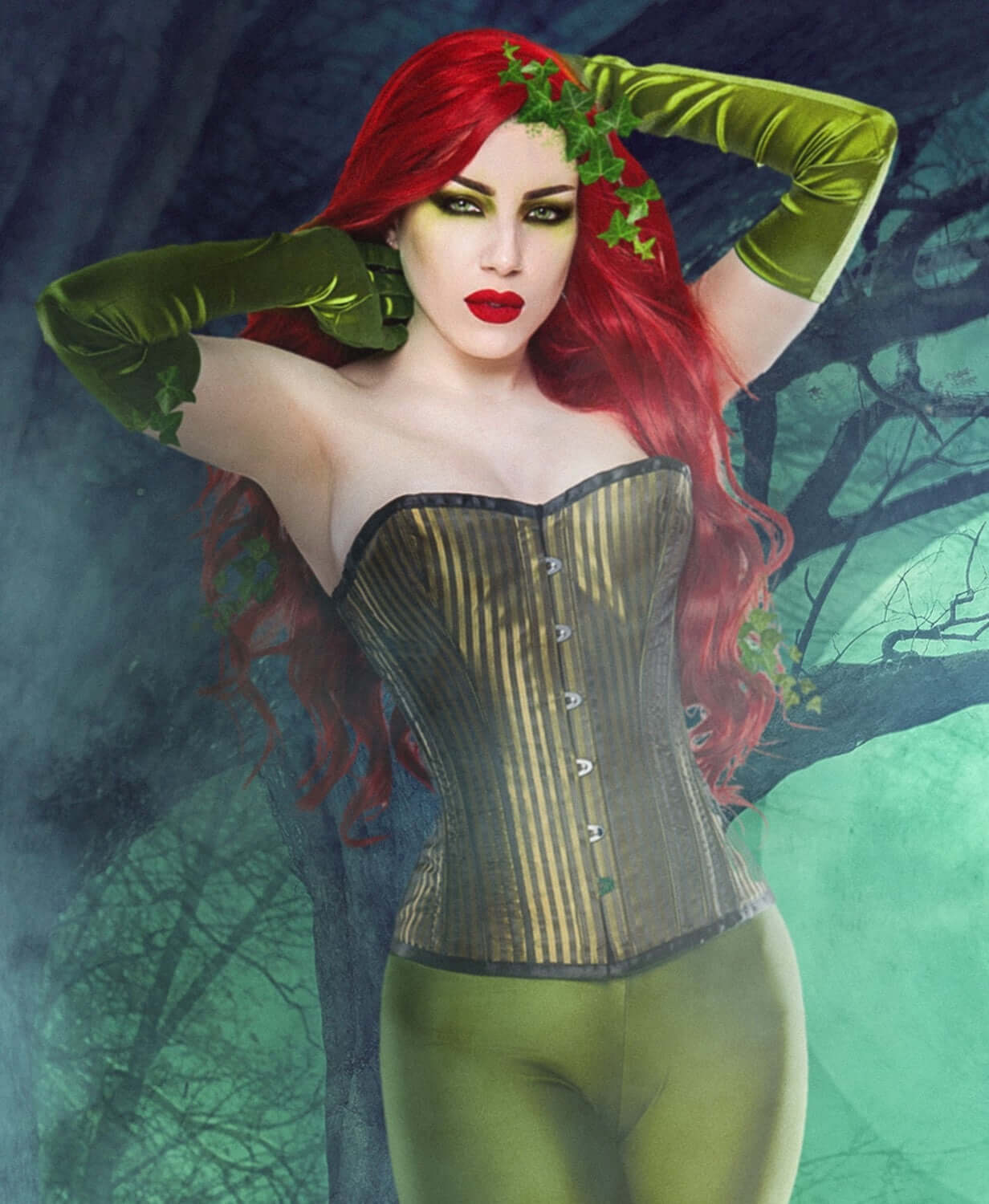 Steampunk Poison Ivy Outfit