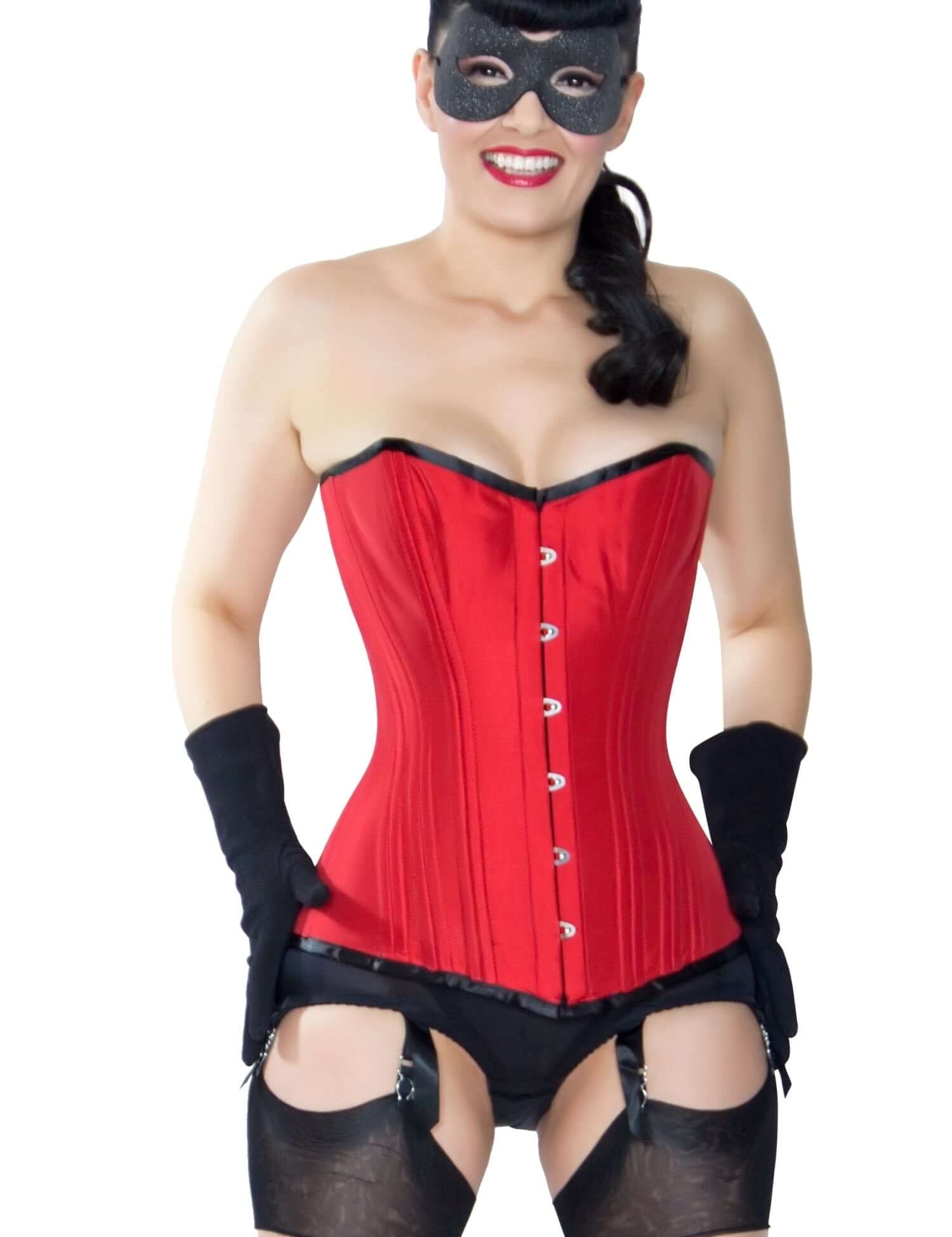 Playgirl Red Overbust Waist Trainer Corset