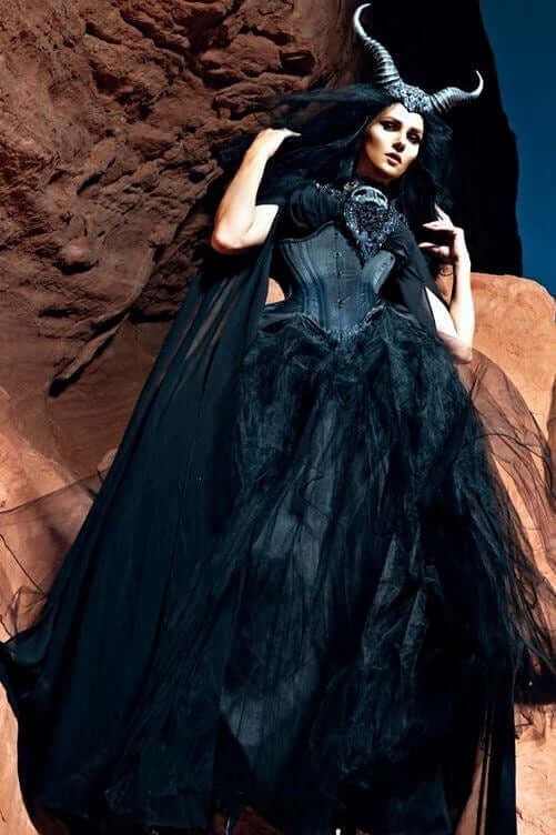 Maleficent Curvella Waist Training Corset