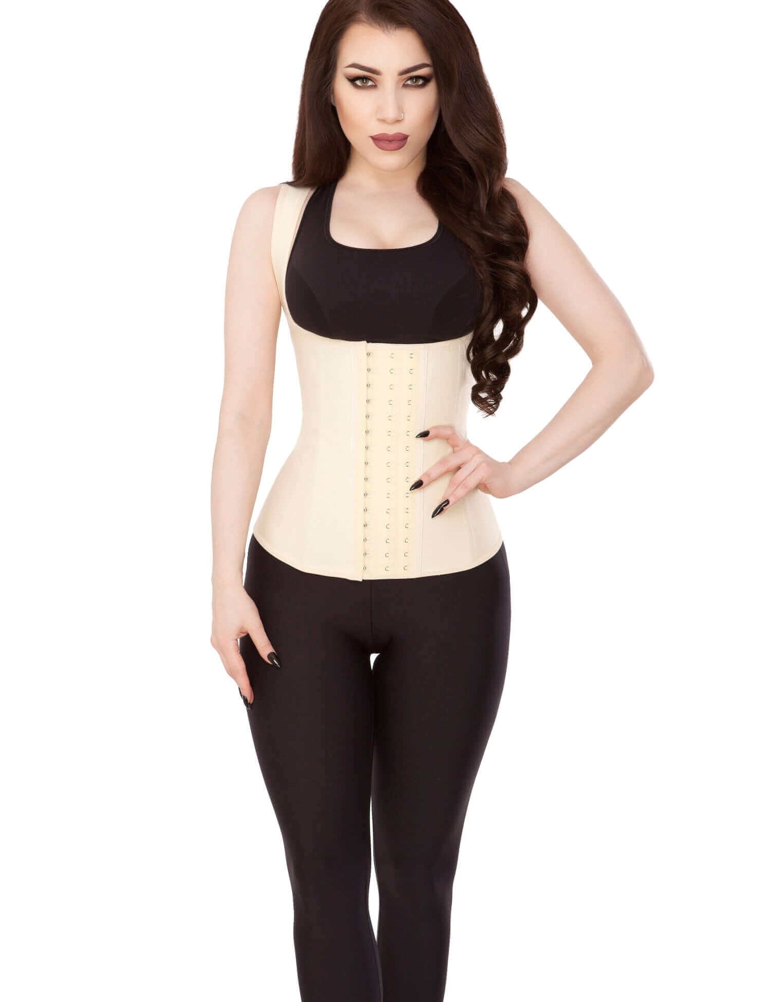 Playgirl Nude Latex Waist Trainer Sports Vest