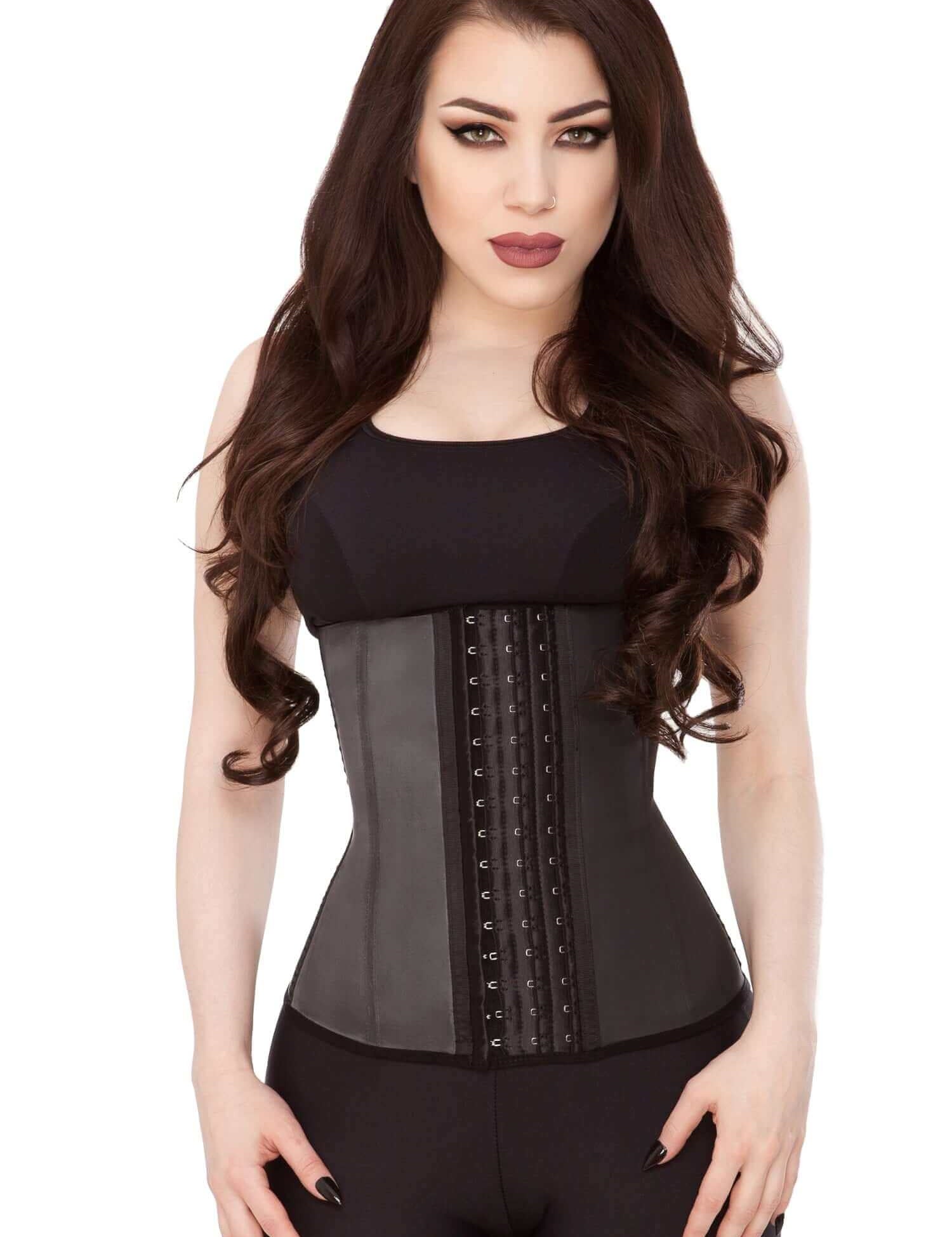 Playgirl Black Pure Latex Work Out Waist Trainer