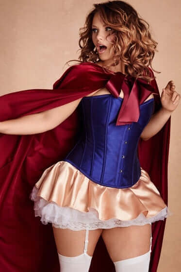 Snow White Steel Boned Overbust Corset